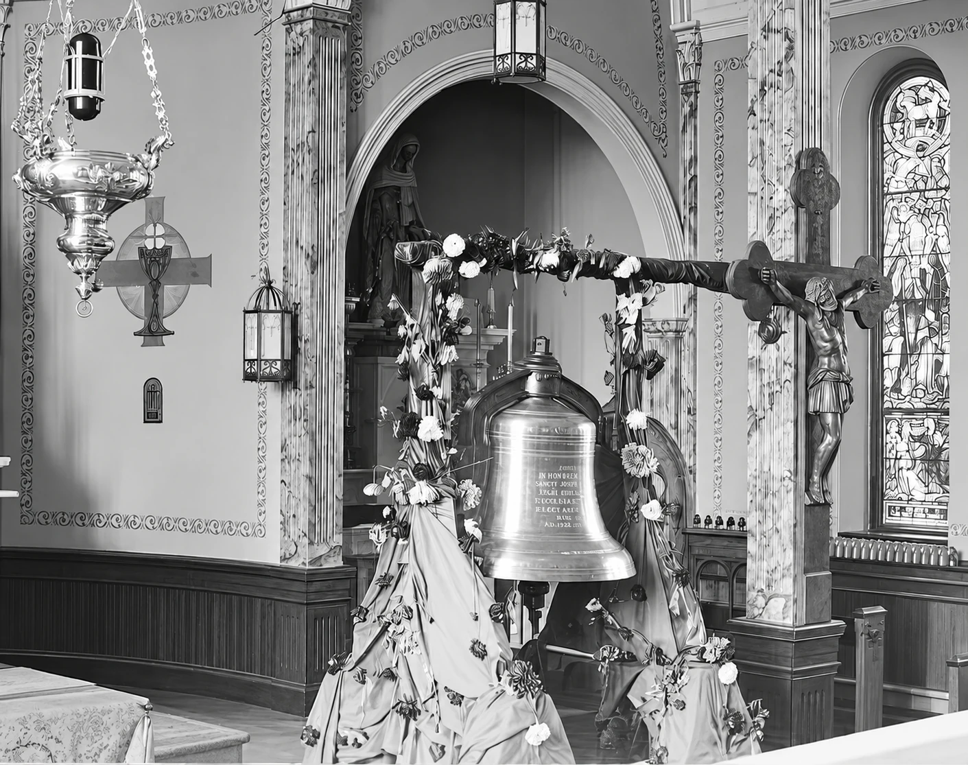 Bendición de la campana en 1904