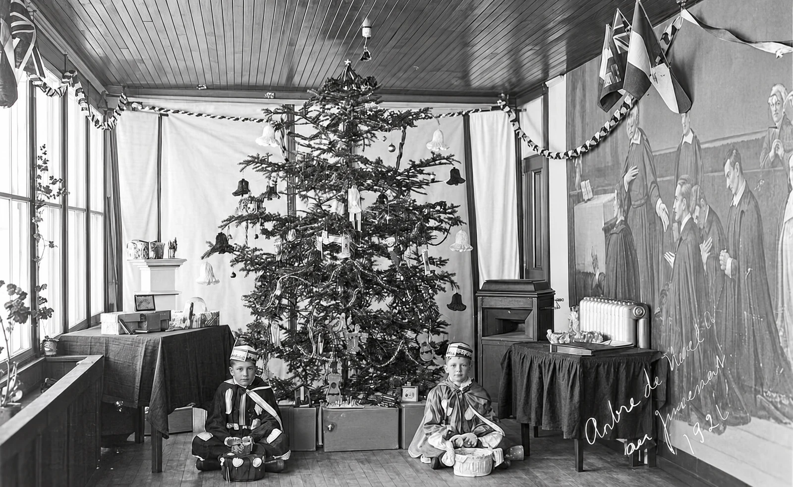 Navidad y estudiantes en 1926