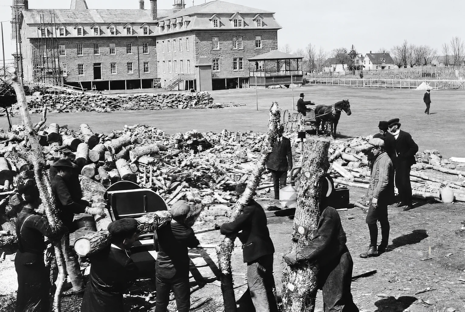 Construcción del segundo ala en 1907