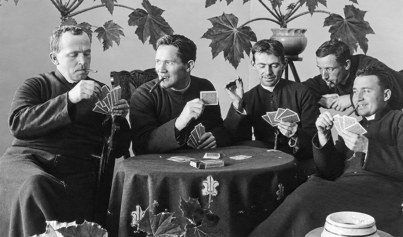 Los padres en el ocio en 1908