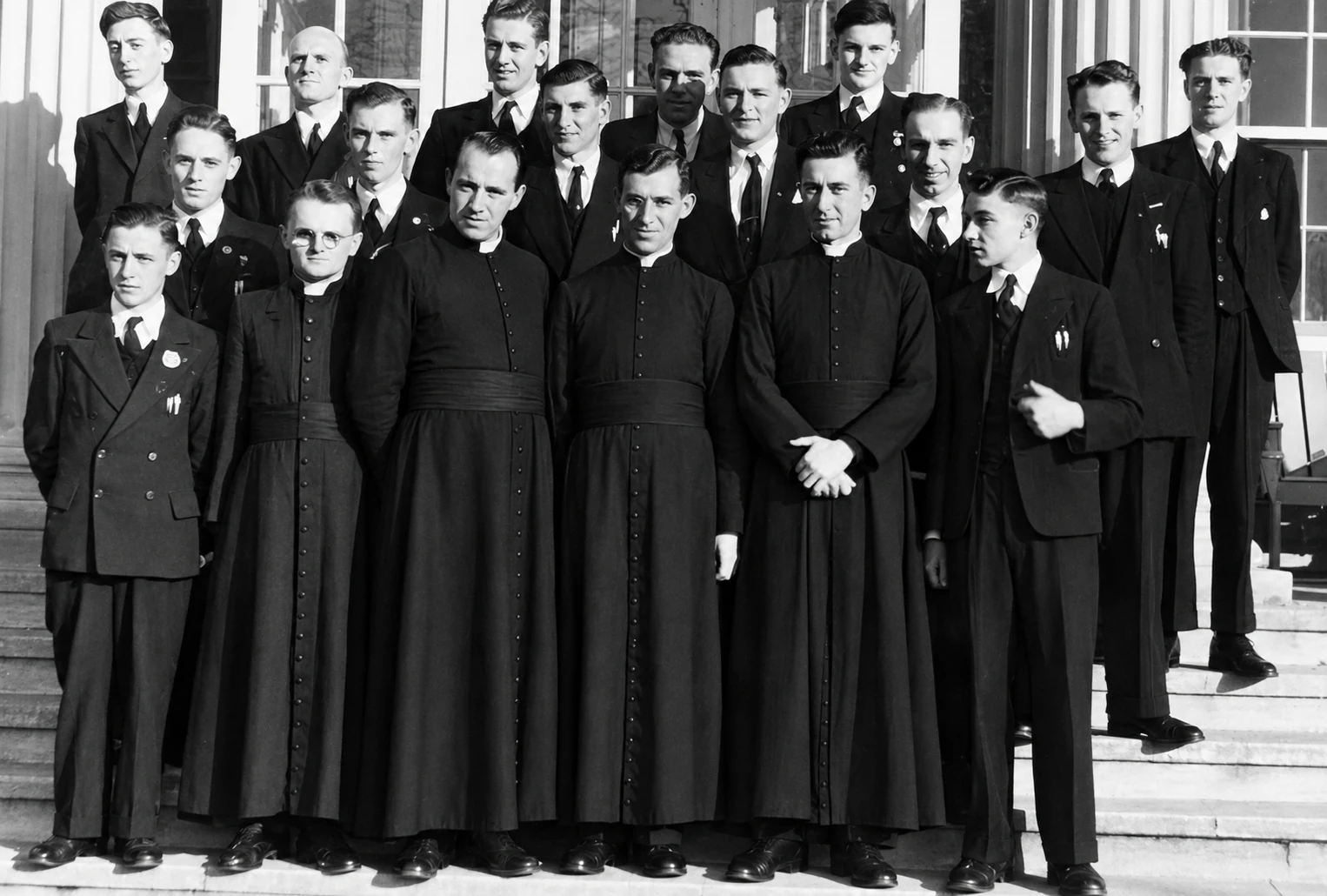 Grupo de seminaristas en 1947